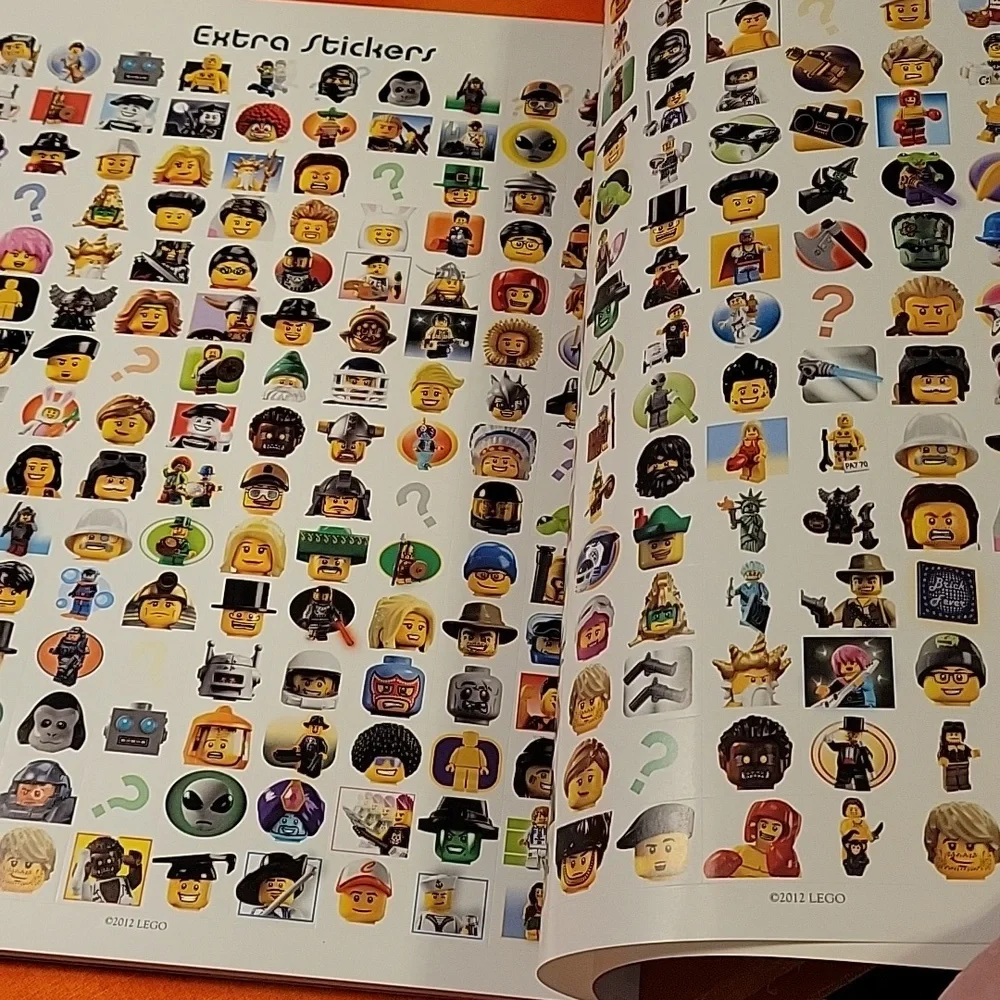 DK Lego Ultimate Sticker Collection Book Minifigures New Series 1-7
